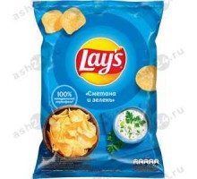 Чипсы ЛЕЙС сметана и зелень 140г