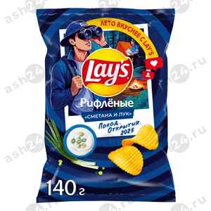Чипсы LAYS сметана и лук 140г