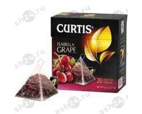 Чай CURTIS черный isabella grape 20пак
