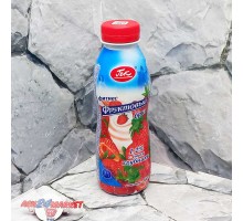 Йогурт ФРУКТОВЫЙ с соком клубники 1,2 % 400г бутылка