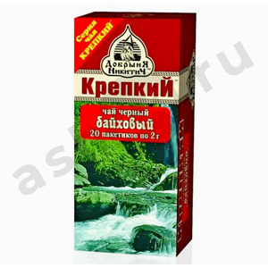 Бакалея Чай КРЕПКИЙ добрыня никитич черный 20пак