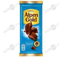 Шоколад АЛЬПЕН ГОЛД молочный 80г