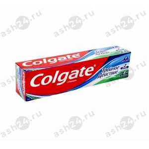 Зубная паста COLGATE тройное действие натуральная мята 77г