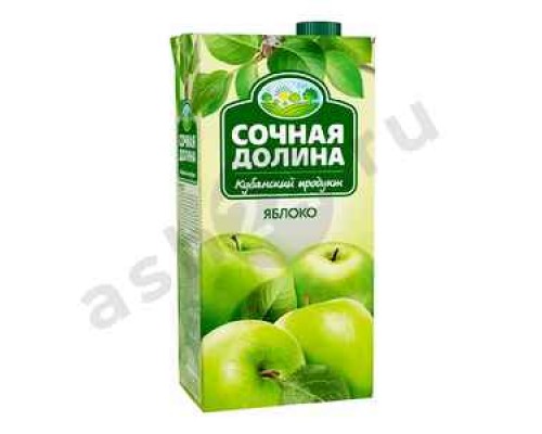 Напитки Сок СОЧНАЯ ДОЛИНА яблоко 0,95л т/п