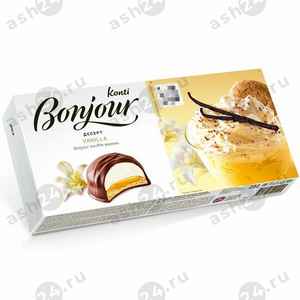 Сладости Десерт BONJOUR ваниль 232г коробка