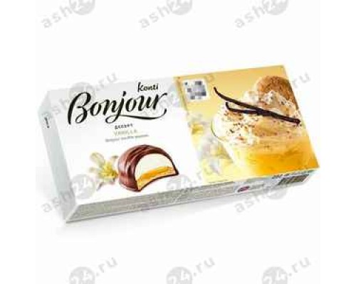 Сладости Десерт BONJOUR ваниль 232г коробка
