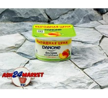 Йогурт DANONE натуральный с персиком 2,9% 110г стакан