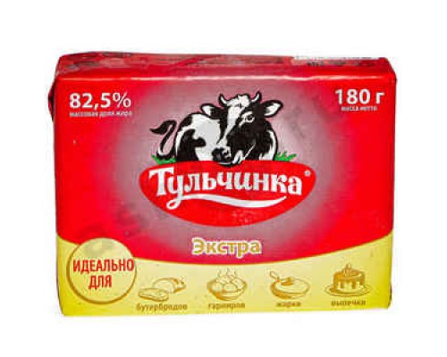 Молочные продукты Спред ТУЛЬЧИНКА 82,5% 180г (0966)