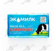 Масло сливочное ЭКОМИЛК 82,5% 180г