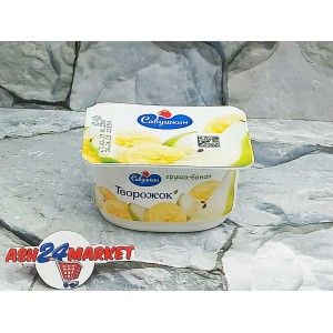 Молочные продукты Творожок САВУШКИН груша банан 120г