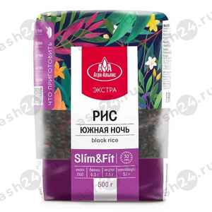 Бакалея Крупа рис черный южная ночь АГРО-АЛЬЯНС 500г