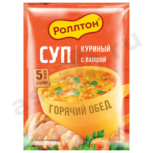 Бакалея Суп РОЛЛТОН куриный с лапшой 21г м/у