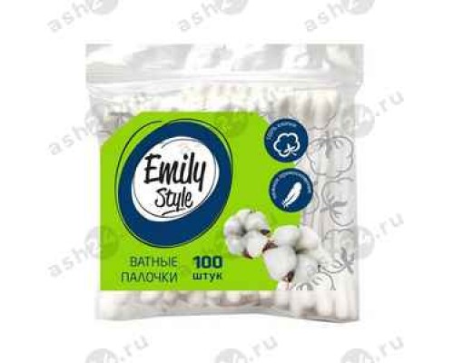 Ватные палочки EMILY STYLE 100шт