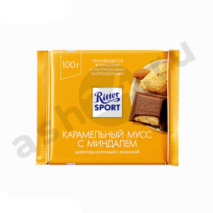 Сладости Шоколад РИТТЕР СПОРТ карамельный мусс 100г
