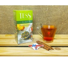 Чай ТЕСС зеленый с клубникой и ароматом белого персика 25пак