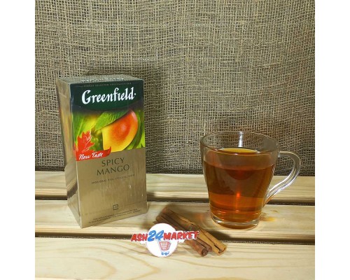 Чай ГРИНФИЛД с ароматом манго 25пак
