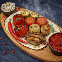 Мангал Шашлык из овощей на мангале (100г)