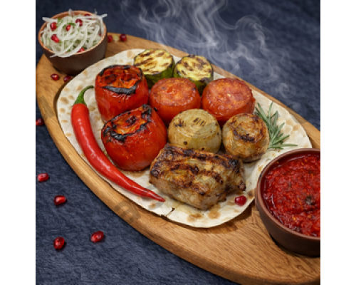 Мангал Шашлык из овощей на мангале (100г)