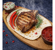 Мангал Антрекот из свинины (стейк на ребре) (100г)