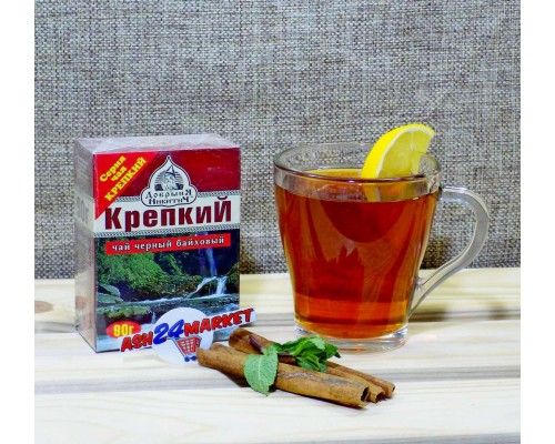 Чай КРЕПКИЙ Добрыня Никитич черный листовой 90г
