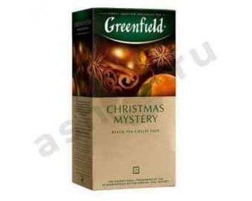 Чай GREENFIELD черный байховый с ароматом апельсина и лимона 25пак