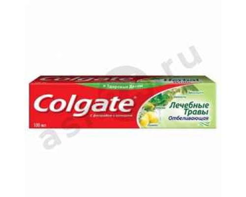 Зубная паста COLGATE лечебные травы отбеливающая 100мл