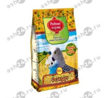 Корм РОДНЫЕ КОРМА для волнистых попугаев стандарт 500г