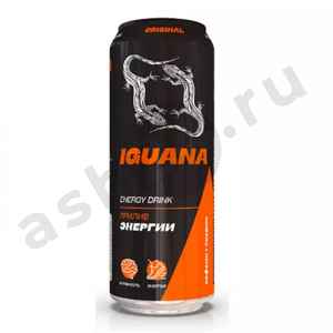 Напитки Энергетик IGUANA оригинал 0,45л ж/б