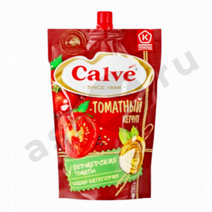 Бакалея Кетчуп CALVE томатный 350г м/у