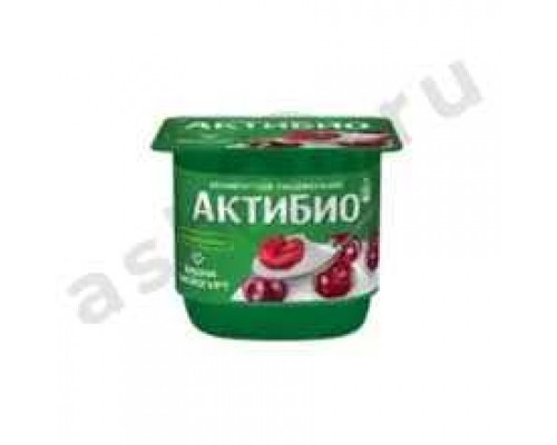 Молочные продукты Йогурт АКТИБИО вишня 130г стакан