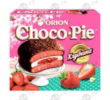 Печенье в упаковке ЧОКО ПАЙ клубника 360г