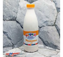 Ряженка АЗБУКА КРЫМА 4% 900г бутылка