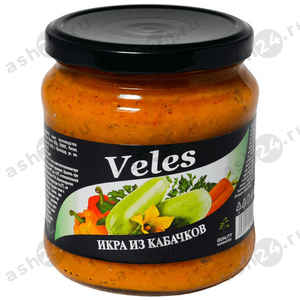 Бакалея Консервы Икра кабачковая VELES 480г с/б