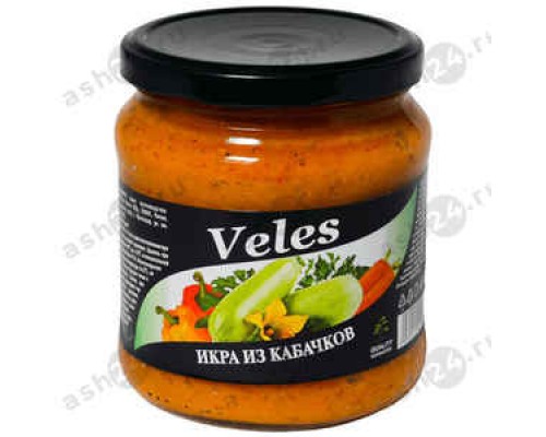 Бакалея Консервы Икра кабачковая VELES 480г с/б