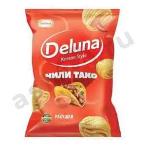 Снеки Кукурузные DELUNA чили тако 60г