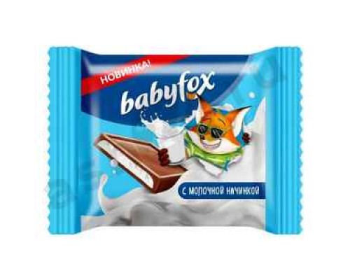 Шоколад BABYFOX молочный 12г