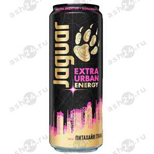 Напитки Энергетик ЯГУАР питахайя гуава 0,44л ж/б