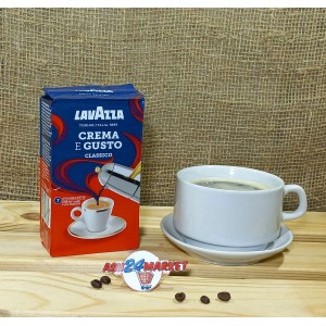 Кофе LAVAZZA крем густо молотый 250г в/у