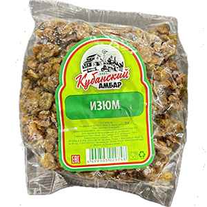 Бакалея Приправа Сухофрукты Изюм КУБАНСКИЙ АМБАР 200г