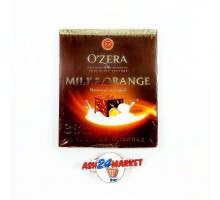 Шоколад O'ZERA молочный с апельсином 38% 90г