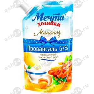 Бакалея Майонез МЕЧТА ХОЗЯЙКИ провансаль 67% 700г м/у