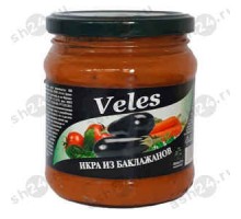 Консервы Икра баклажанная VELES 480г с/б