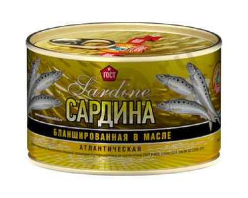 Бакалея Консервы Сардина СОХРАНИМ ТРАДИЦИИ 240г ж/б
