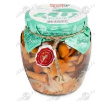 Консервы Грибы ХОРОШИЙ СЕЗОН ассорти маринованные 550г с/б