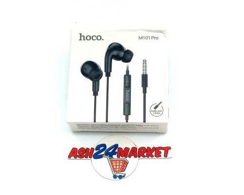 Наушники Hoco M101 pro с микрофоном черный