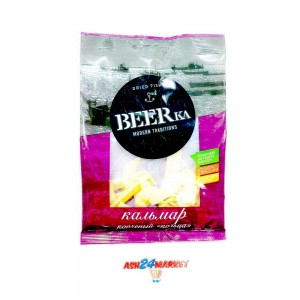 Снеки Кальмар BEERka копченый кольца 38г
