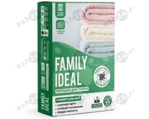 Стиральный порошок FAMILY IDEAL универсальный 350г