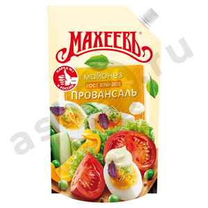 Бакалея Майонез МАХЕЕВЪ провансаль 400г м/у