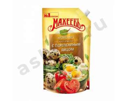 Бакалея Майонез МАХЕЕВЪ с перепелиным яйцом 380г м/у