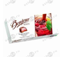 Десерт БОНЖУР глинтвейн с малиной 232г коробка